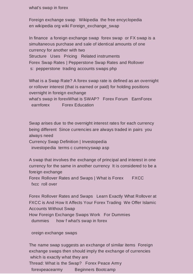 What S Swap In Forex Honest Review - 